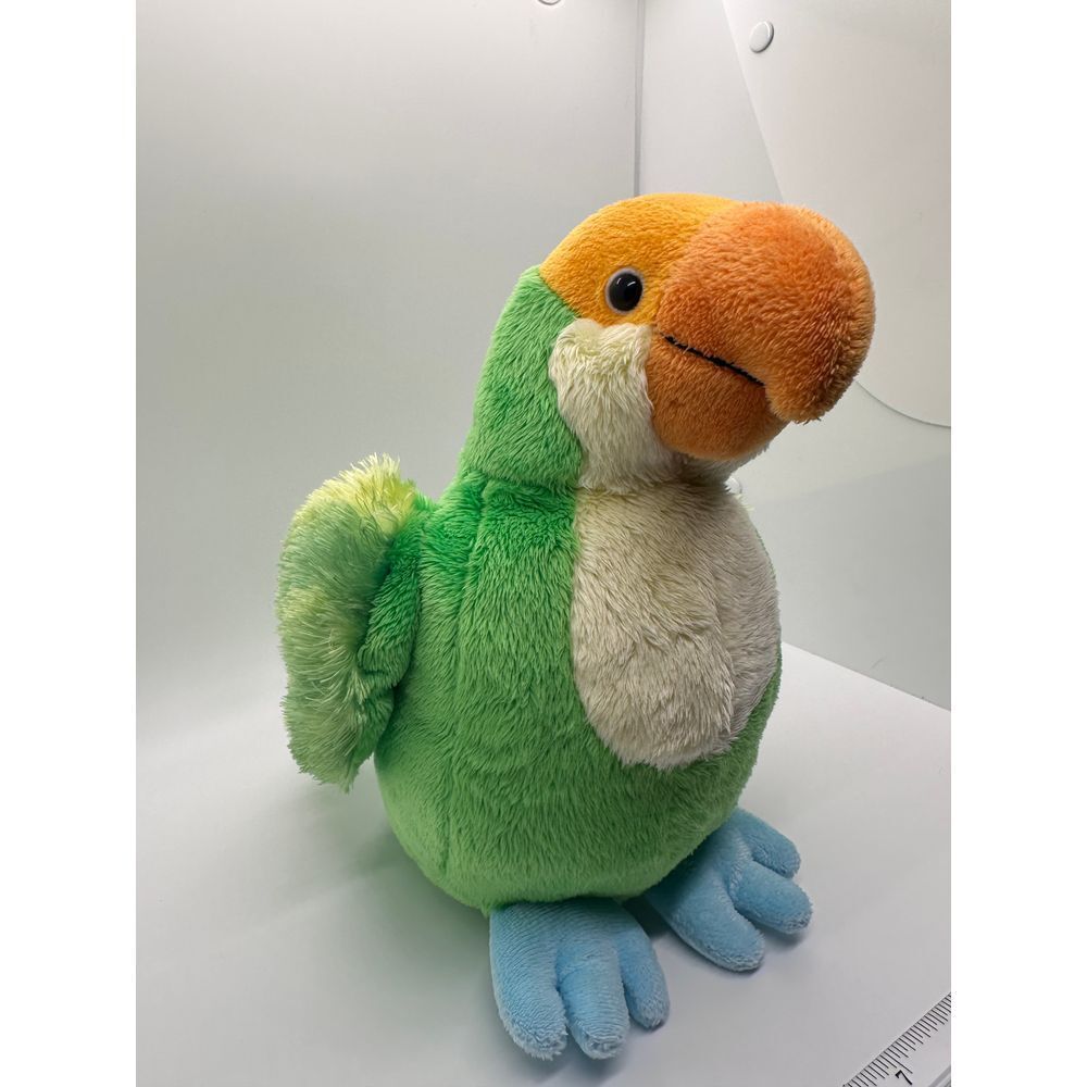 Ganz Webkinz Plush Stuffed‎ Bird Parakeet Green,Orange,Blue 8"